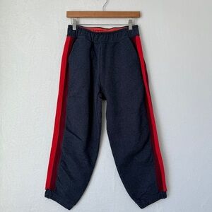 LNDR womens casual pull on sporty Horizon track pants navy marl size medium